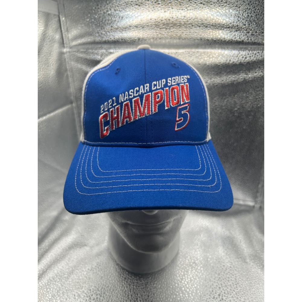 Hendrick Motorsports 2021 NASCAR Cup Series Champion 5 Hat Blue White